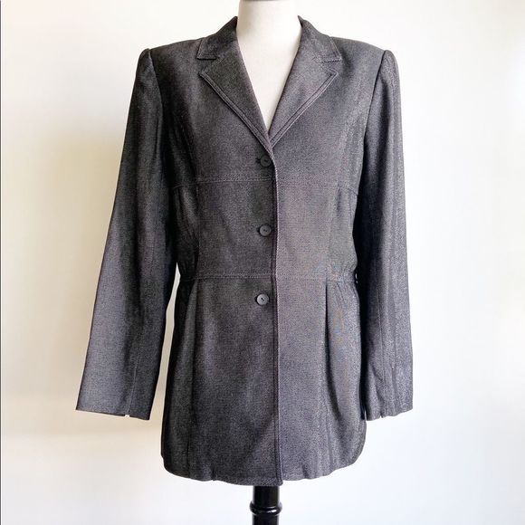 Express Jackets & Blazers - Express Stretch Women Black 3 Buttons Jacket‎ Size 9/10 Classic Office
